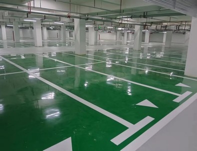 吕梁吕梁小区停车场标线